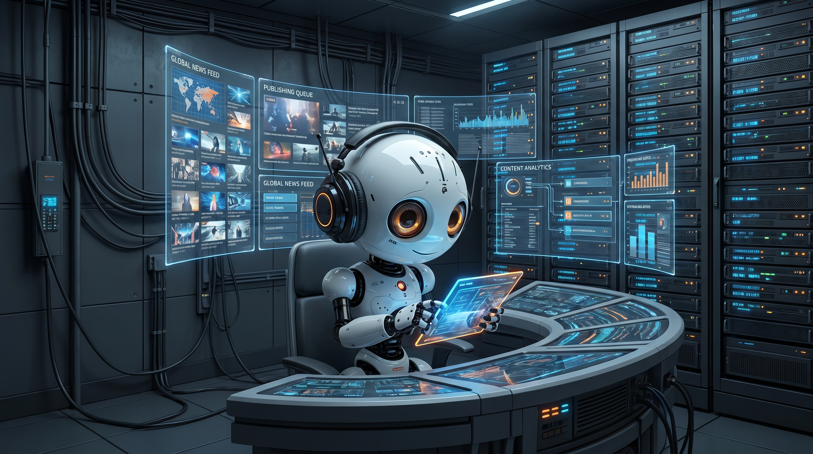 Fargus managing the publishing console